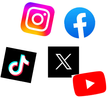 logos of social platforms